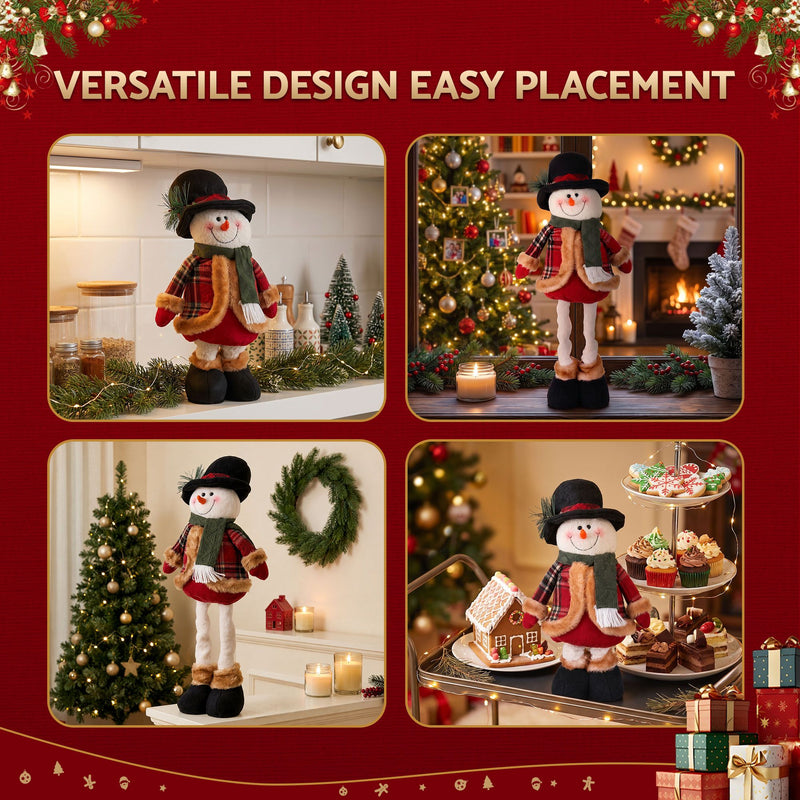 Christmas Snowman Ornament – Adjustable 40–56cm