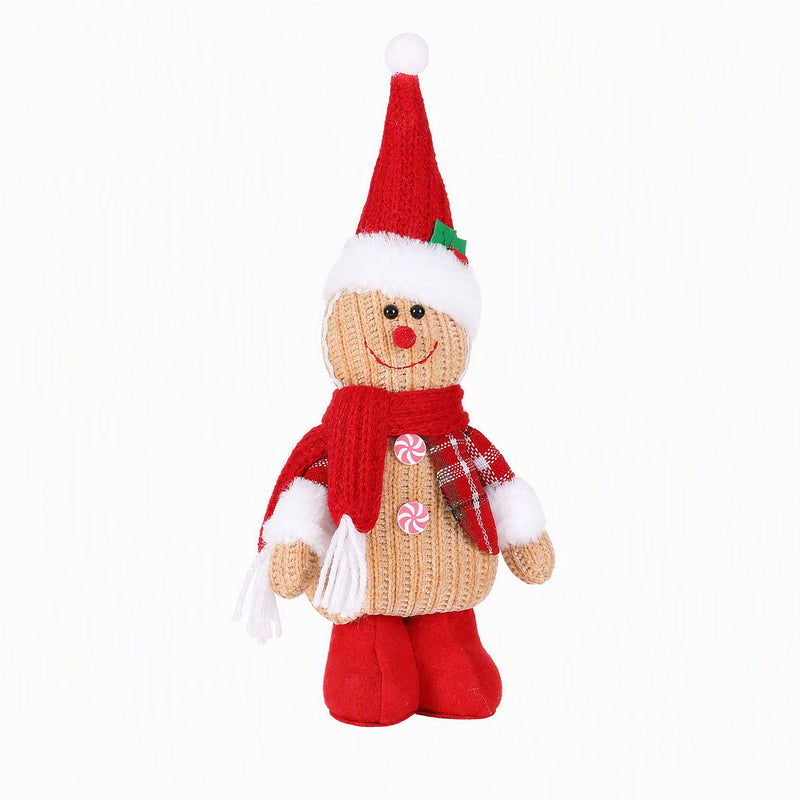Knitted Gingerbread Man Christmas Ornament