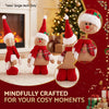 Knitted Gingerbread Man Christmas Ornament