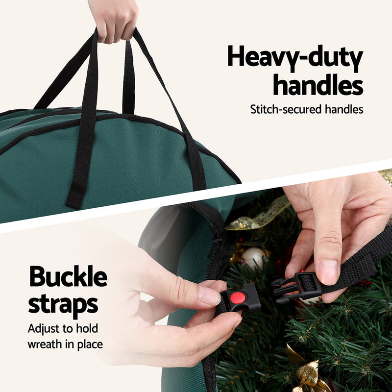 Christmas Garland & Wreath Storage Bag 2-Tier 60cm