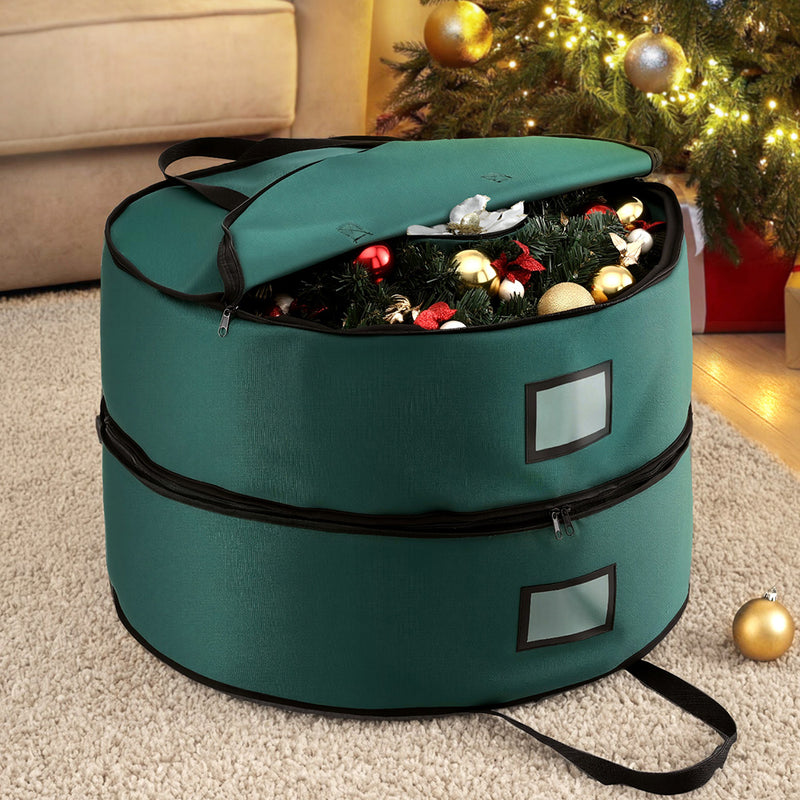 Christmas Garland & Wreath Storage Bag 2-Tier 60cm