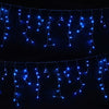 Jingle Jollys 32M Solar Christmas Icicle String Lights 960 LED – Blue