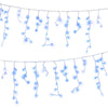 Jingle Jollys 32M Solar Christmas Icicle String Lights 960 LED – Blue