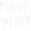 Jingle Jollys 32M Solar Icicle Lights 960 LED Cool White