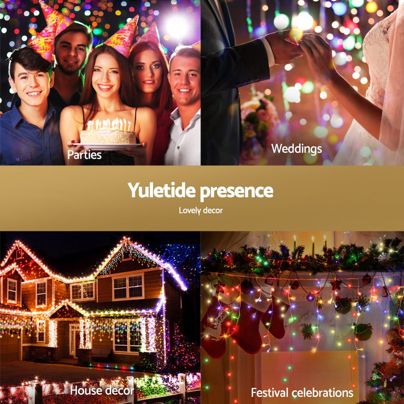 Christmas Lights Icicle Light 960 LED Multi-coloured