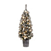 1.2M Potted Snowy Xmas Tree