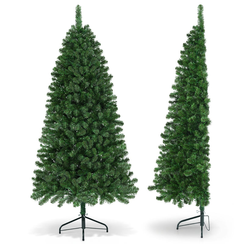 Jingle Jollys 1.8M Corner Christmas Tree – LED Multi-Colour