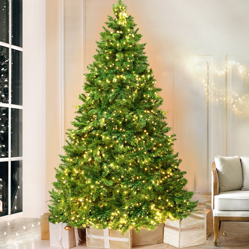 1.8M Pre-Lit Christmas Tree 874 Warm White LED Lights