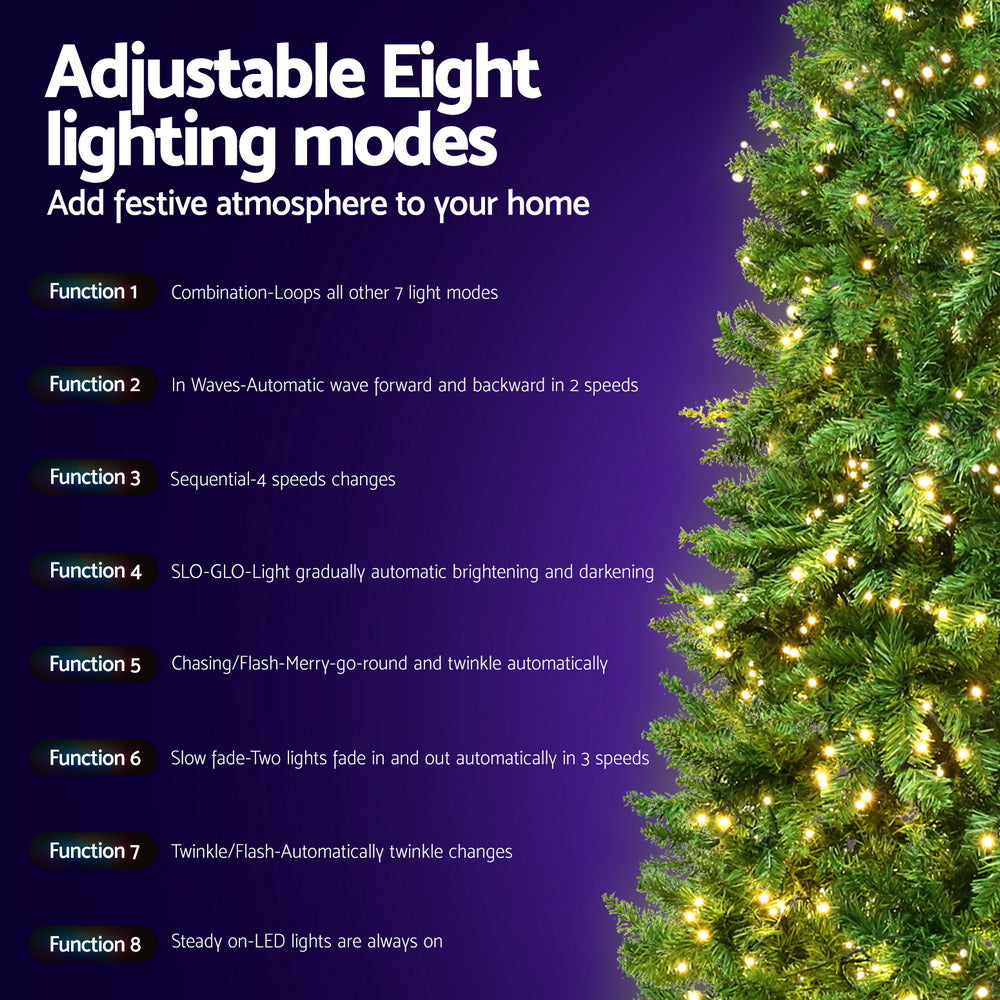 2.1M Pre-Lit Christmas Tree 1134 Warm White LED Lights