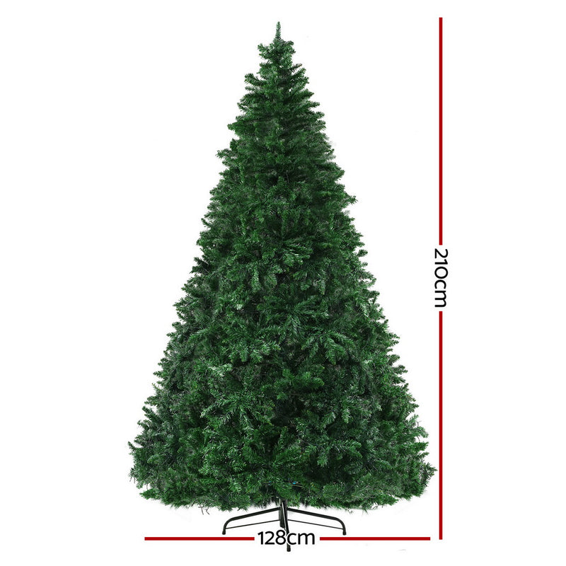 2.1m Christmas Tree – Multi-Colour LED, 8 Light Modes