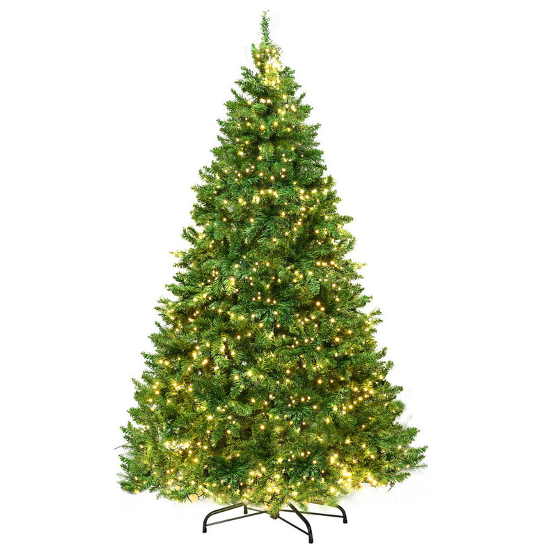 2.4M Pre-Lit Christmas Tree 1488 LED Lights