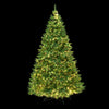2.7m Pre-Lit Fir Christmas Tree – 1,800 Warm White LEDs