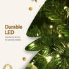2.7m Pre-Lit Fir Christmas Tree – 1,800 Warm White LEDs