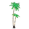 2.1m LED Lighted Christmas Palm Trees