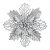 20-Piece Gold Christmas Poinsettia Flower Set