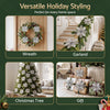 20-Piece Gold Christmas Poinsettia Flower Set