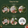 20-Piece Gold Christmas Poinsettia Flower Set