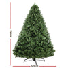 Christmas Tree 2.1M Green 1250 Tips