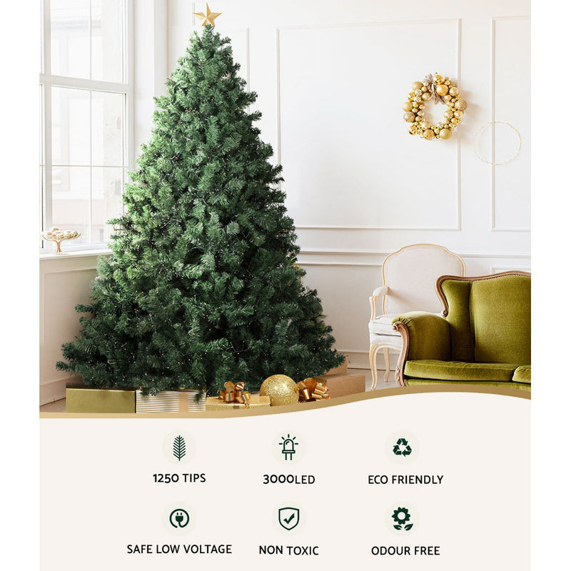 Christmas Tree 2.1M 3000 LEDs 8 Light Mode