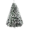 2.4M Snow Flocked Christmas Tree 1500 Tips