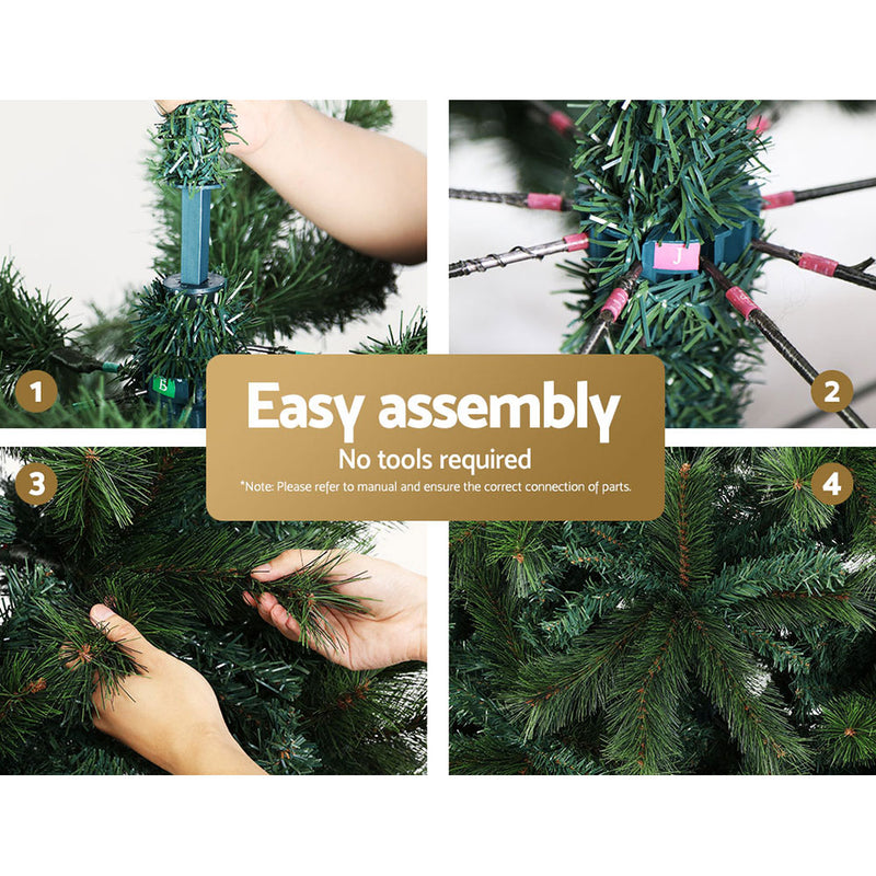 2.4M Artificial Christmas Tree 2100 Pine Tips