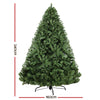 Christmas Tree 2.4M Green 1500 Tips