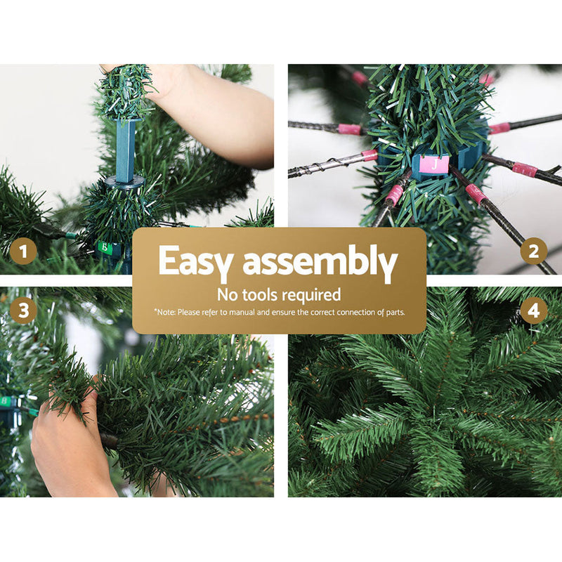 Christmas Tree 2.4M Green 1500 Tips
