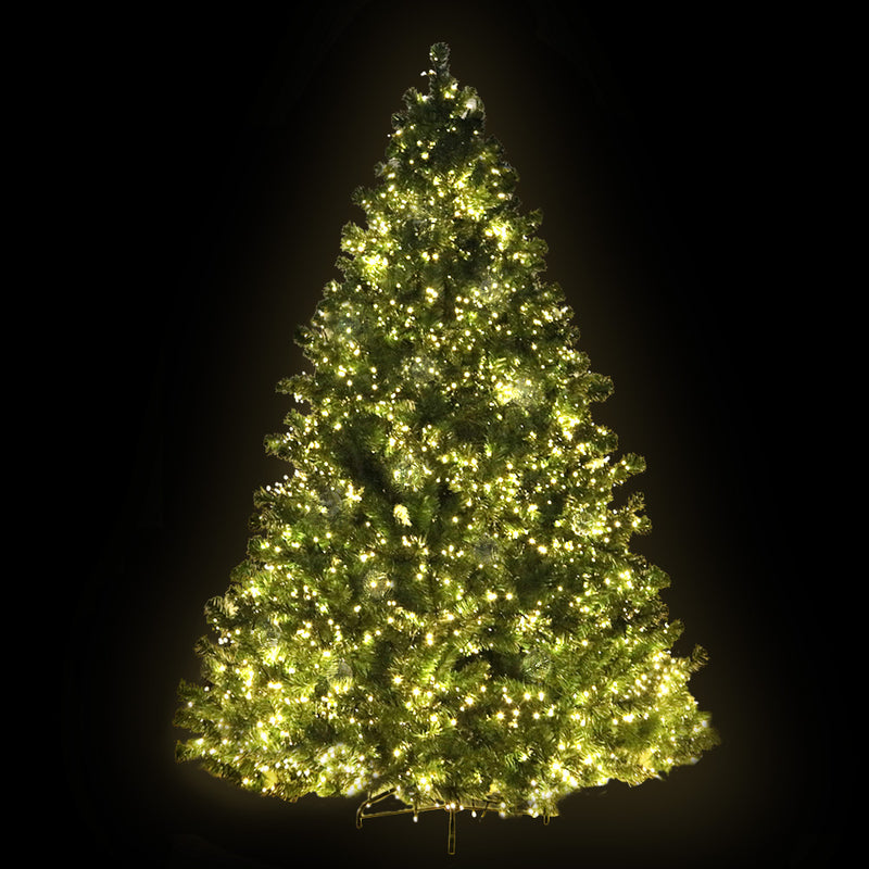 2.4M Christmas Tree 3190 LED Lights 8 Lighting Modes