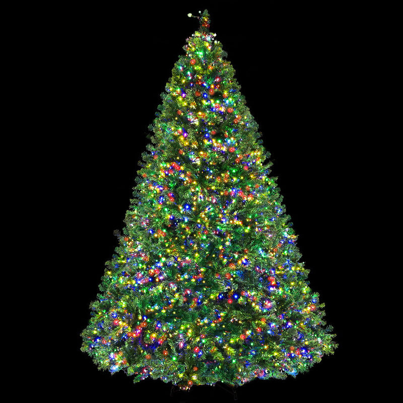 Christmas Tree 2.4M 8 Light Mode Multi Colour