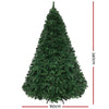 Christmas Tree 2.4M 8 Light Mode Multi Colour