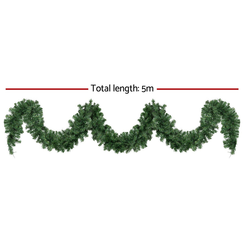 5M Christmas Garland LED Lights 380 TIPS