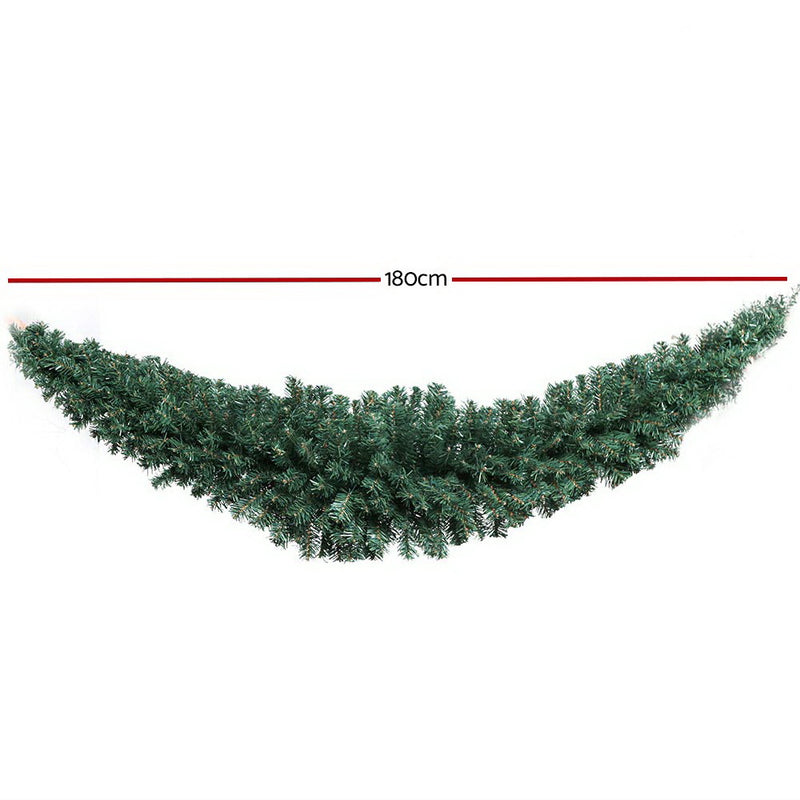 1.8m Christmas Garland Green