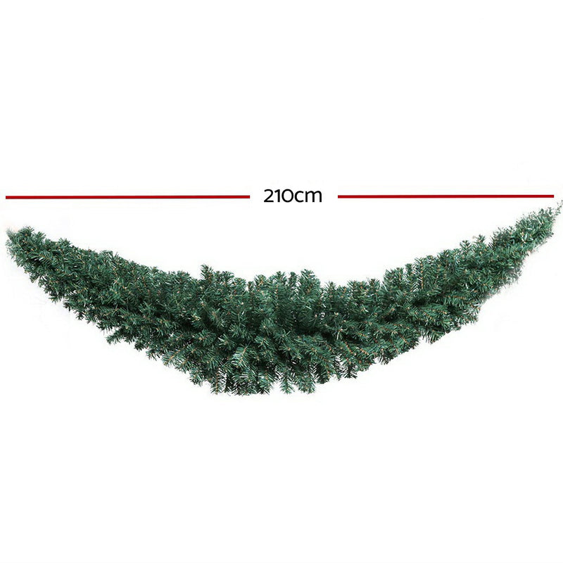 2.1m Christmas Garland Green