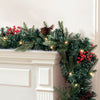 2.4m Christmas Garland with LED Lights