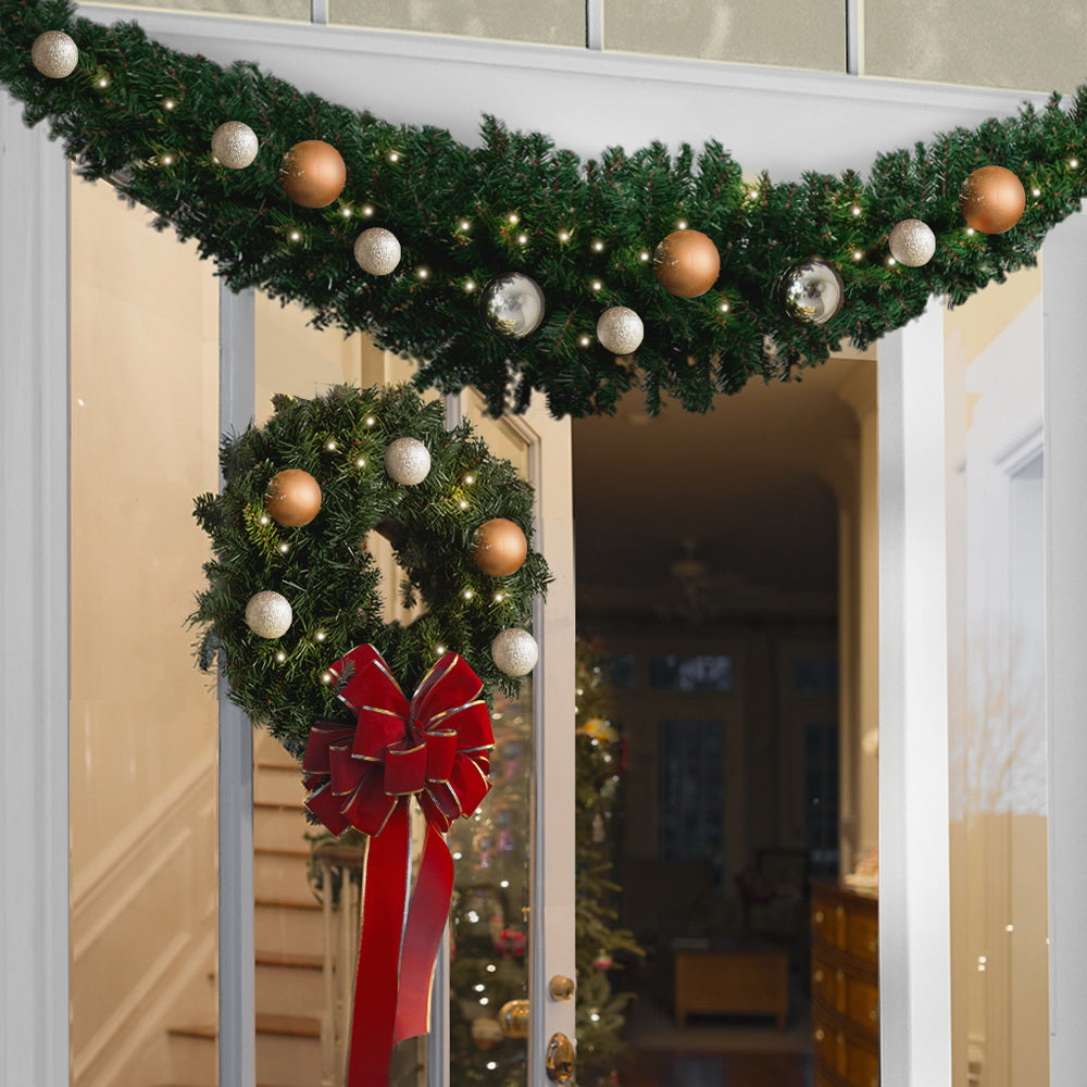 2.4m Christmas Garland Green