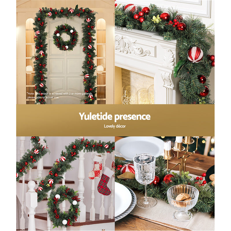2.7m Christmas Garland