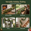 2.7M Pre-Lit Christmas Garland – 200 Tips & LED Lights