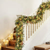 3M Christmas Garland Pre-lit LED with Pine Cones Green