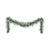 3M Christmas Garland Pre-lit LED Lights Snow Frosted Tips