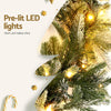 3M Christmas Garland Pre-lit LED Lights Snow Frosted Tips