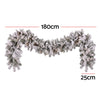 1.8M Pre-Lit Christmas Garland with Frosted Tips