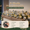 1.8M Pre-Lit Christmas Garland with Frosted Tips