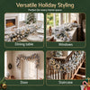 1.8M Pre-Lit Christmas Garland with Frosted Tips