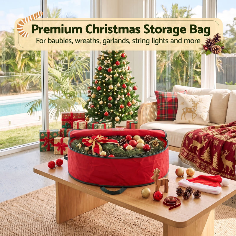 Christmas Wreath & Garland Storage Bag