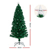 1.8m LED Optic Fibre Christmas Tree – Multi Colour