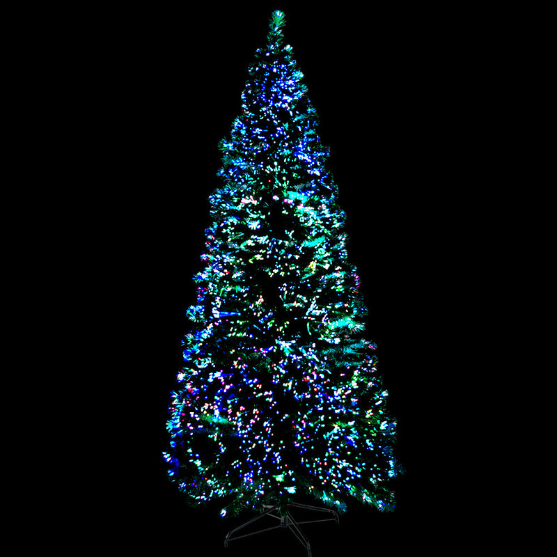 1.8m Christmas Tree Optic Fibre Warm White