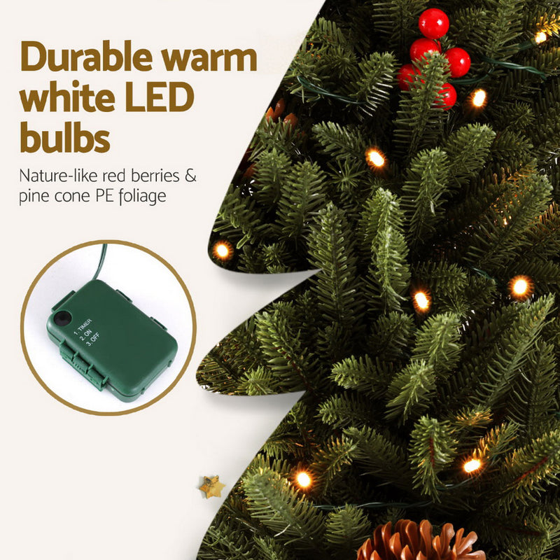 90cm Mini Christmas Tree with 50 Warm White LEDs