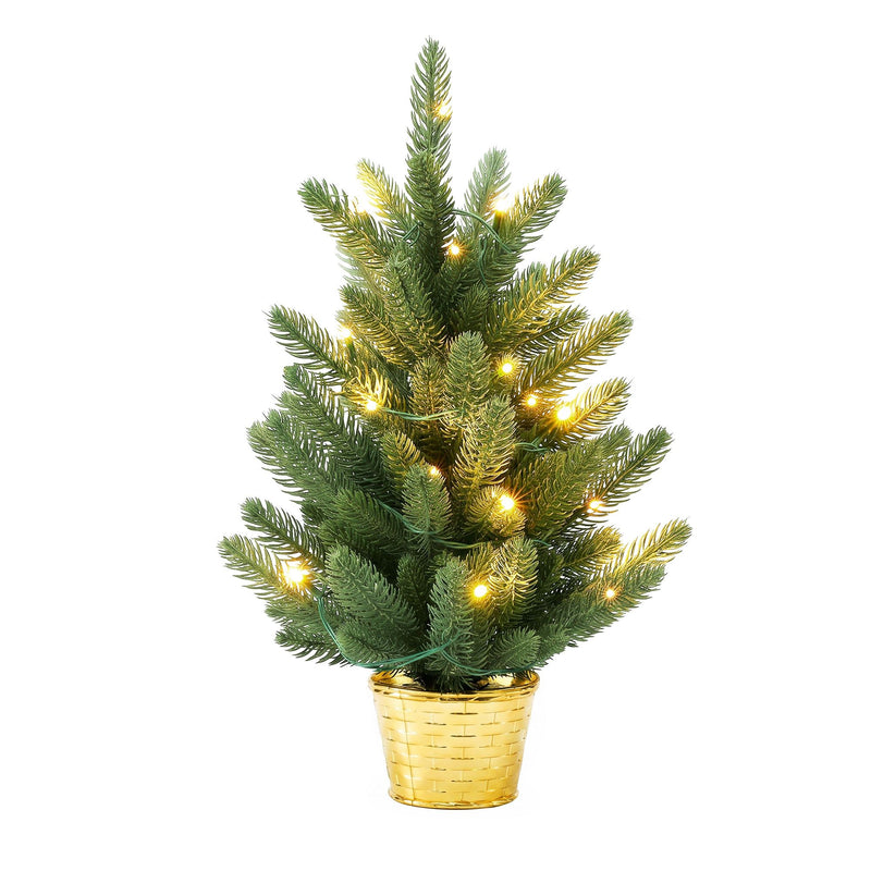 45cm Mini Christmas Tree with Warm Lights
