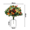2 Pack 45cm Lighted Christmas Pathway Trees