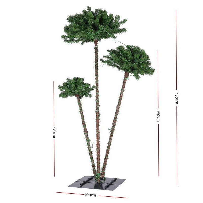 Christmas Tree 3-in-1 LED Xmas Palm Tree 1.2/1.5/1.8M